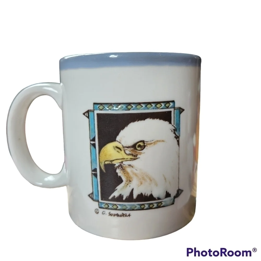 Otagiri Japan American Bald Eagle Ceramic Coffee Mug